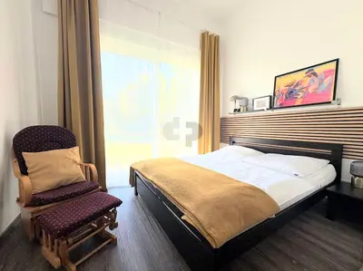Ein Bett oder Betten in einem Zimmer der Unterkunft STRANDFLIEDER App Nr 05 max 3 Pers