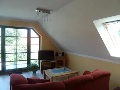 TV/Unterhaltungsangebot in der Unterkunft Ferienwohnung Thum