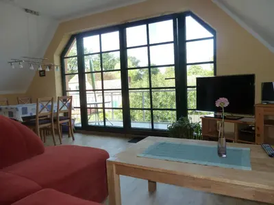 TV/Unterhaltungsangebot in der Unterkunft Ferienwohnung Thum