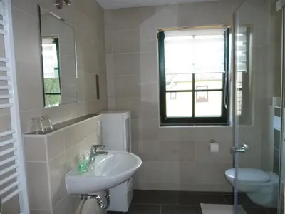 Ein Badezimmer in der Unterkunft Ferienwohnung Thum