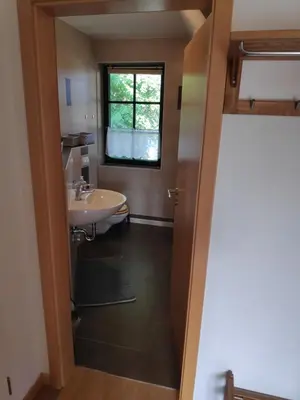 Ein Badezimmer in der Unterkunft Ferienwohnung Thum