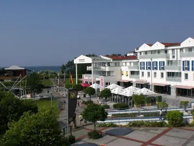 Das Gebäude in dem sich die Ferienwohnung befindet