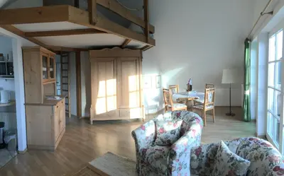 Küche/Küchenzeile in der Unterkunft Ferienhaus Schiffchen 