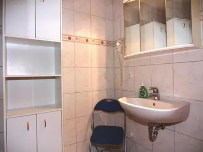 Ein Badezimmer in der Unterkunft Reihenhaus im Ostseebad Zingst