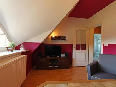 Küche/Küchenzeile in der Unterkunft Ferienwohnung, Wieck am Darß