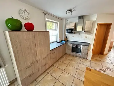 Küche/Küchenzeile in der Unterkunft Birkenstraße 7 Whg 1