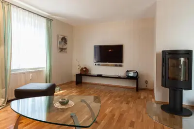 TV/Unterhaltungsangebot in der Unterkunft Gustavs Apartment