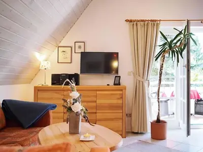 TV/Unterhaltungsangebot in der Unterkunft Ferienhaus Weinhardt - Whg 1