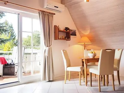 Ein Sitzbereich in der Unterkunft Ferienhaus Weinhardt - Whg 1
