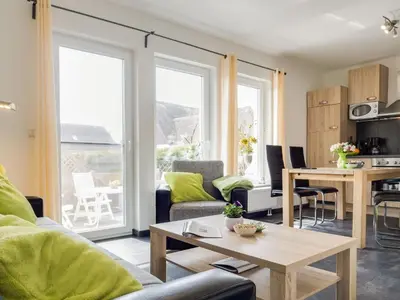 Küche/Küchenzeile in der Unterkunft Wiesenstraße 2 Whg 1