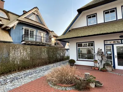 Das Gebäude in dem sich die Ferienwohnung befindet