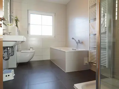 Ein Badezimmer in der Unterkunft Am Paalen 2 Whg 1