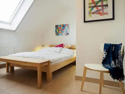 Ein Bett oder Betten in einem Zimmer der Unterkunft Am Paalen 2 Whg 2