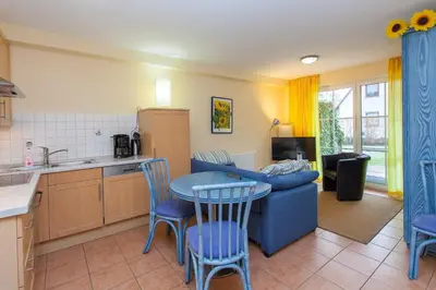 Küche/Küchenzeile in der Unterkunft Birkenstraße 7 Whg 2
