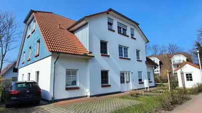 Das Gebäude in dem sich die Ferienwohnung befindet