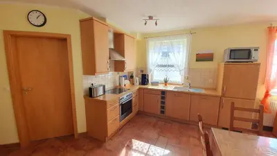 Küche/Küchenzeile in der Unterkunft Birkenstraße 7 Whg 3