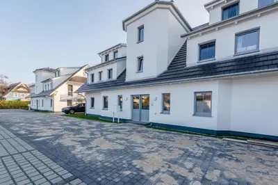 Das Gebäude in dem sich die Ferienwohnung befindet