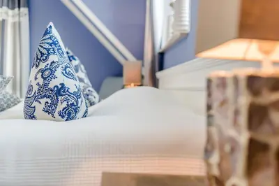 Ein Bett oder Betten in einem Zimmer der Unterkunft Whg 15 - Strandläufer