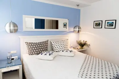 Ein Bett oder Betten in einem Zimmer der Unterkunft Whg 11 - Sonnencamp