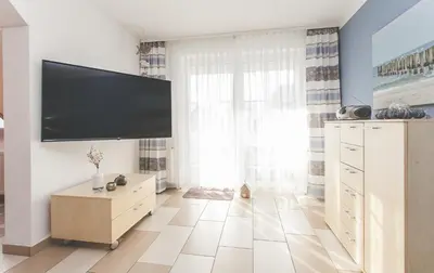 TV/Unterhaltungsangebot in der Unterkunft Birkenperle Wohnung 5