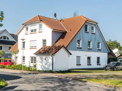 Das Gebäude in dem sich die Ferienwohnung befindet