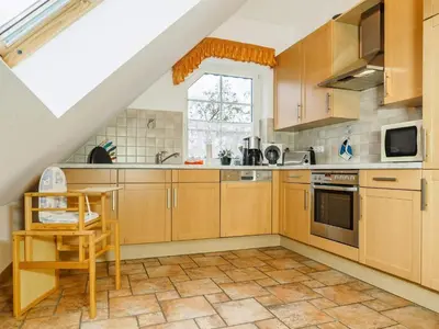 Küche/Küchenzeile in der Unterkunft Birkenstraße 7 Whg 6