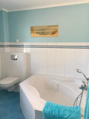 Ein Badezimmer in der Unterkunft Wiesenstraße 40