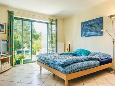 Ein Bett oder Betten in einem Zimmer der Unterkunft App Am Paalen 18