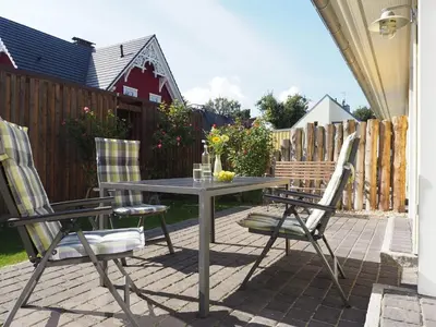 Ein Balkon oder eine Terrasse in der Unterkunft Grüner Winkel 32a