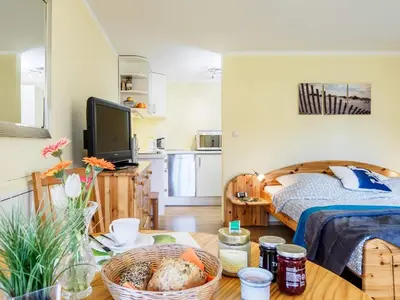Ein Bett oder Betten in einem Zimmer der Unterkunft Seenest Appartement 2