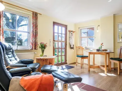 Ein Sitzbereich in der Unterkunft Seenest Appartement 2