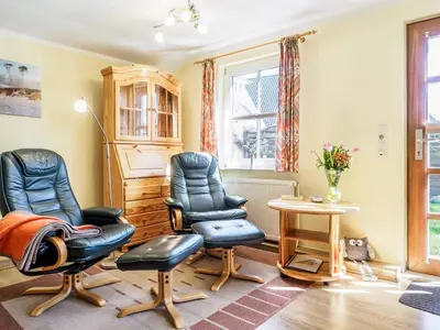 Ein Sitzbereich in der Unterkunft Seenest Appartement 2