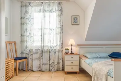 Ein Bett oder Betten in einem Zimmer der Unterkunft Kavelweg 4