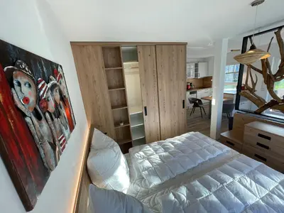Ein Bett oder Betten in einem Zimmer der Unterkunft Mühlenstraße 13 App 1