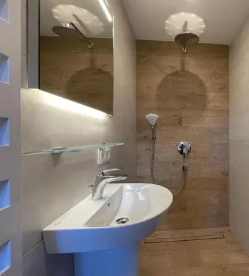 Ein Badezimmer in der Unterkunft Mühlenstraße 13 App 1