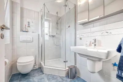 Ein Badezimmer in der Unterkunft Huus Jette