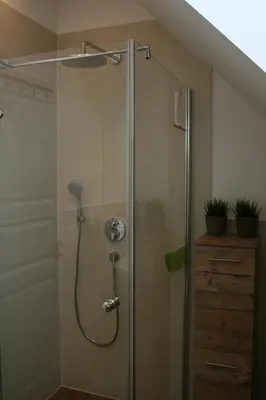 Ein Badezimmer in der Unterkunft Whg 17 - De Mügg