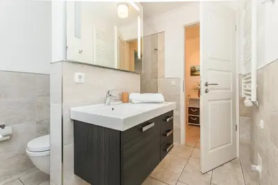 Ein Badezimmer in der Unterkunft Beau - Whg 8