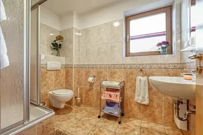 Ein Badezimmer in der Unterkunft Sommerwind Whg 3
