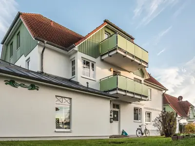 Das Gebäude in dem sich die Ferienwohnung befindet