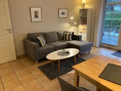 Ein Sitzbereich in der Unterkunft Wellnessresidenz Störtebeker - Whg 1