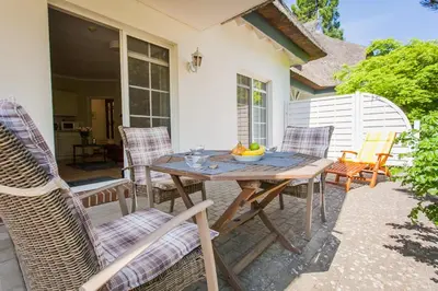 Ein Patio oder anderer Außenbereich in der Unterkunft Wellnessresidenz Störtebeker - Whg 1