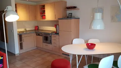 Küche/Küchenzeile in der Unterkunft Seestraße 71 Ap 7