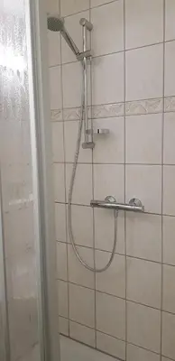 Ein Badezimmer in der Unterkunft Seestraße 71 Ap 7