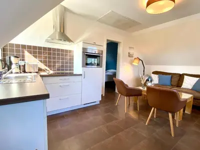 Küche/Küchenzeile in der Unterkunft Die Kleine Ferienwohnung
