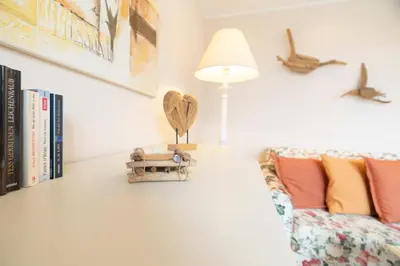 Die Bibliothek in der Ferienwohnung