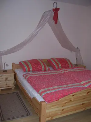 Ein Bett oder Betten in einem Zimmer der Unterkunft Reiseoase Kavelweg 10, Whg 2