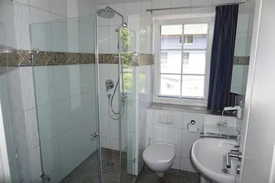 Ein Badezimmer in der Unterkunft Kranich