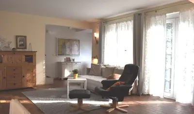 Ein Sitzbereich in der Unterkunft Resi M5