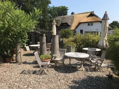 Ein Garten an der Unterkunft 